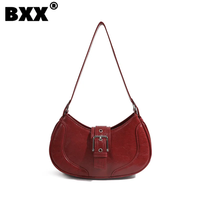 

[BXX] Retro Fashion Underarm Bag Women's Designer High Street 2023 New Trend Niche One Shoulder Crossbody Bag Tide Female 8CY758