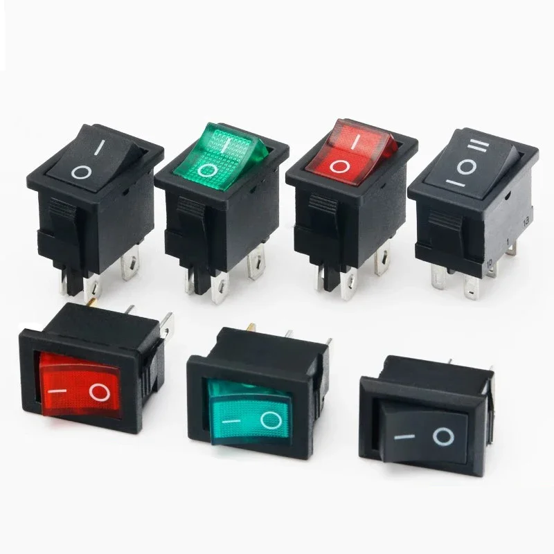 KCD1 21x15mm  Ŀ ġ, , 6A, 250V, 10A, 125V,  ׸,   Ʈ ġ,  , 2 , 3 , 4 , 6 , 100 