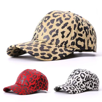 2022 New Fashion Leopard Print Baseball Cap For Women Men Brand Cowboy Hats Sun Beach Snapbacks Bone Chapeu Female 1