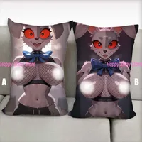Dakimakura Anime Pillow Breast Focus Furry Nsfw Half Body Cartoon Pillow Core Double Side Print Gifts 1