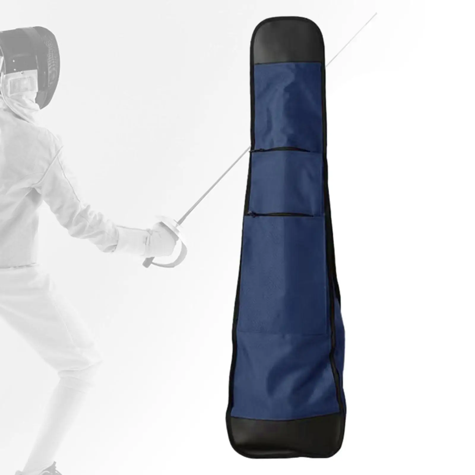 Fencing Bag Adjustable Shoulder Strap with Pockets 1680D Oxford Cloth Reliable Sports Accessory Fencing Gear Storage Bag