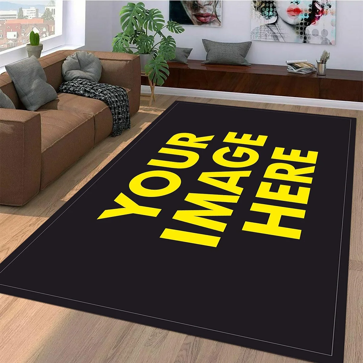 Custom Your Carpets for Bedroom Living Room Kitchen Floor Mats Home Decor Non-Slip Floor Pad Rug