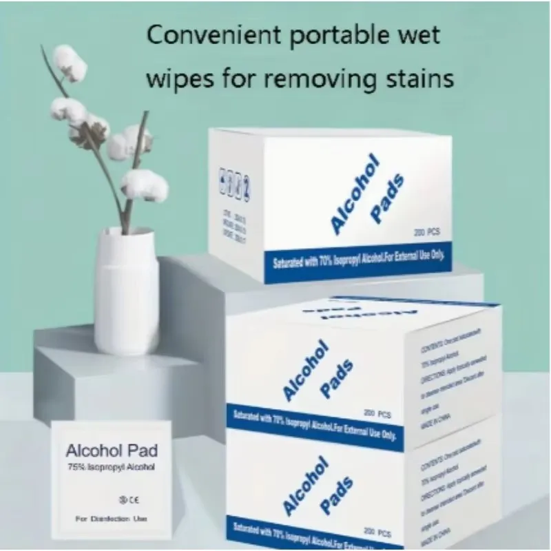 75% alcohol disinfection cotton paper Disposable disinfection mobile phone screen glasses cleaning ear hole alcohol