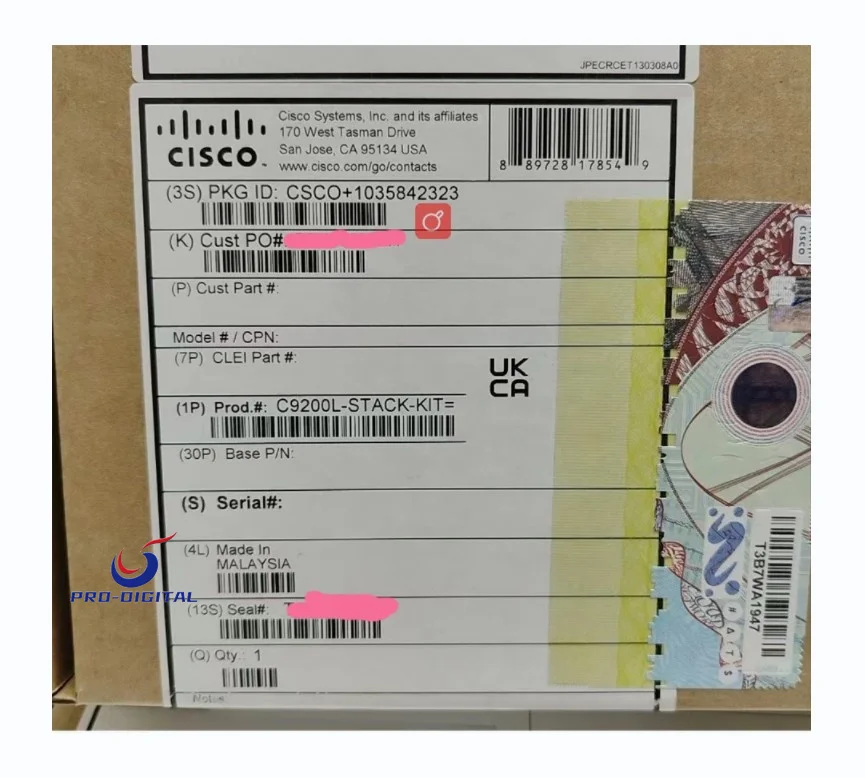 

YYHCOriginal Stock cisco C9200L-STACK-KIT = запасной сетевой модуль