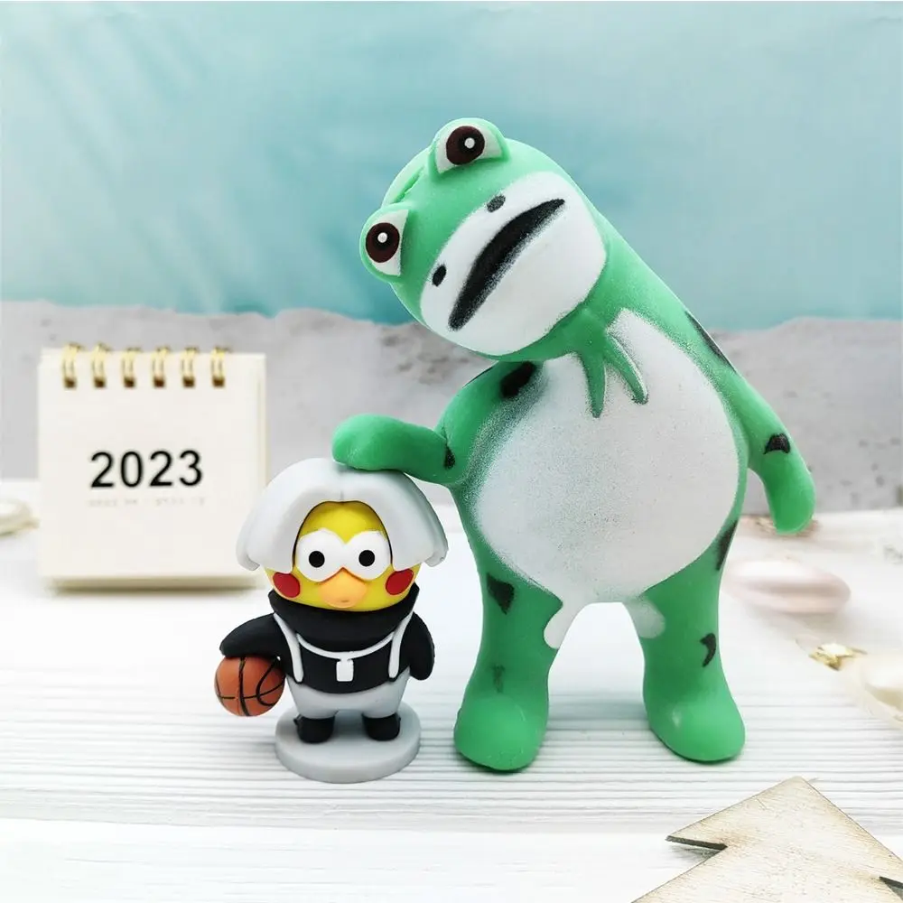 

Cartoon Novelty Soft Decompression Toy Kids Gift TPR Stress Relief Toy Pinch Toy Practical Jokes Frog Squeeze Toy