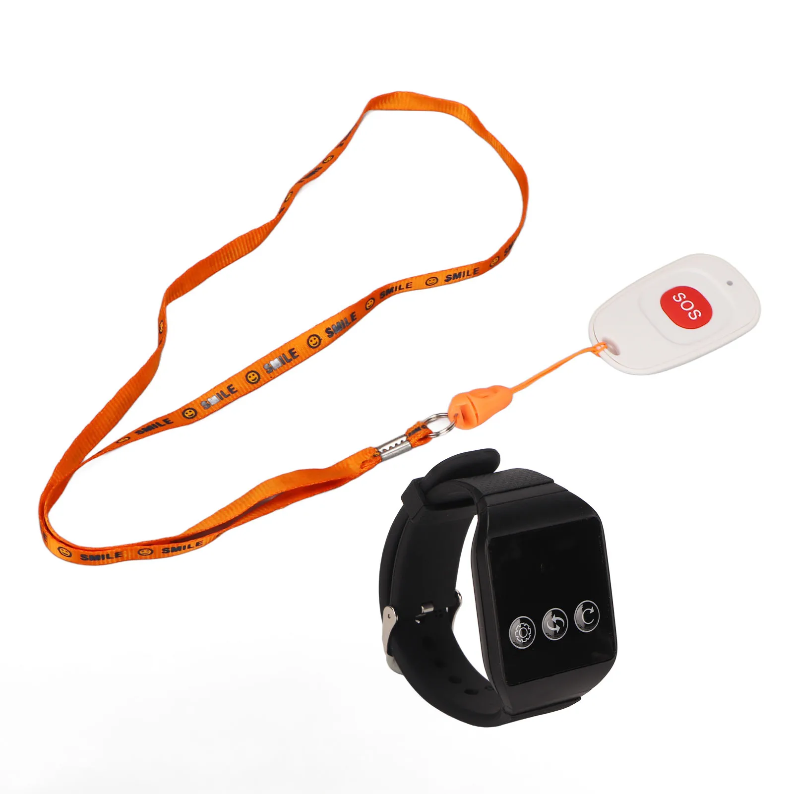 Wireless Calling System Caregiver Pager SOS Wireless Waterproof Stable Signal Vibration Portable Remote Nurse Alert