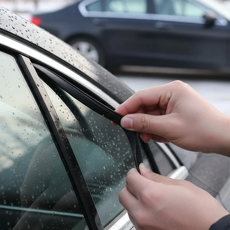 Car Door Rubber Seal Strip Filler Car Door Weatherstrip for B Pillar Protection Sealant Strip Sealant Noise Reduction for Auto