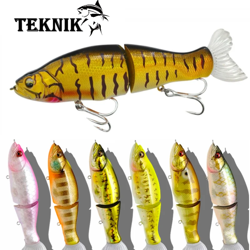 SwimBaits I-Slide 135 Angelköder Jointed Glide Bait Islide 135 mm 28 g Glidebait Swimbait Langsam sinkender Wobbler für Bigmouth Bass