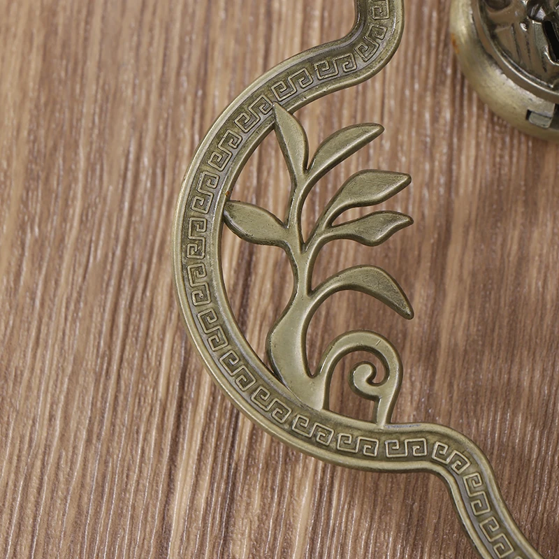 Lotusblume Weihrauch brenner Retro aushöhlen Zink legierung hängen Lotus brenner Segen Kapuzinerkresse Halter Home Office Dekor – Detail 28