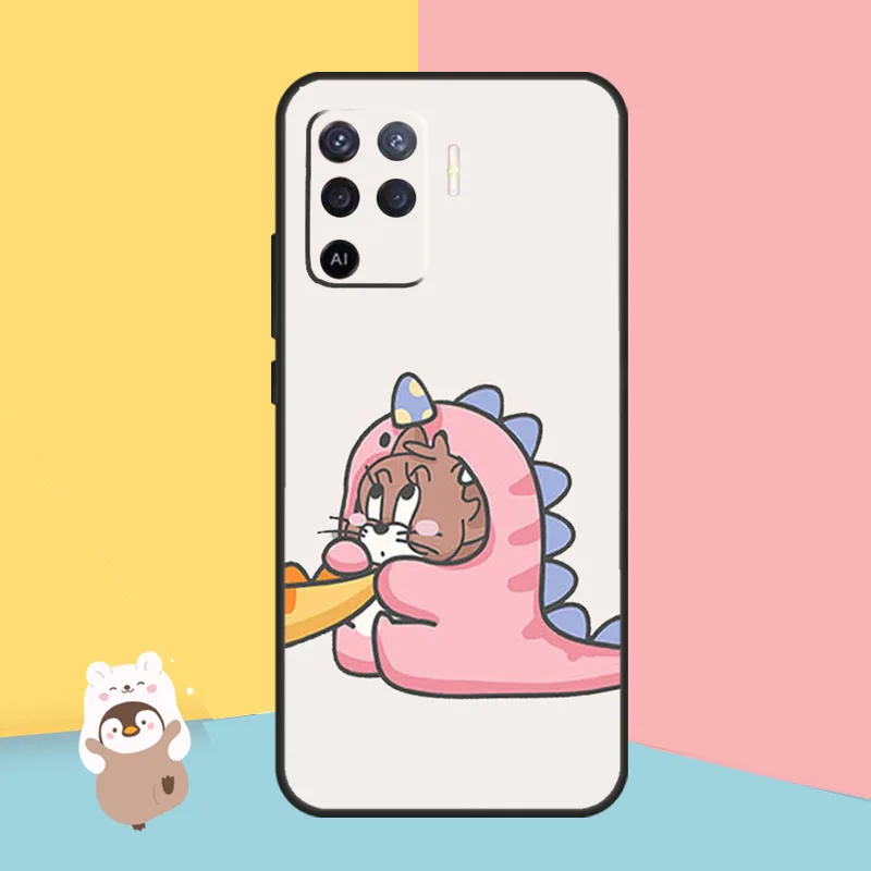 Adorable Cartoon Dinosaur Couple Phone Case Cover
