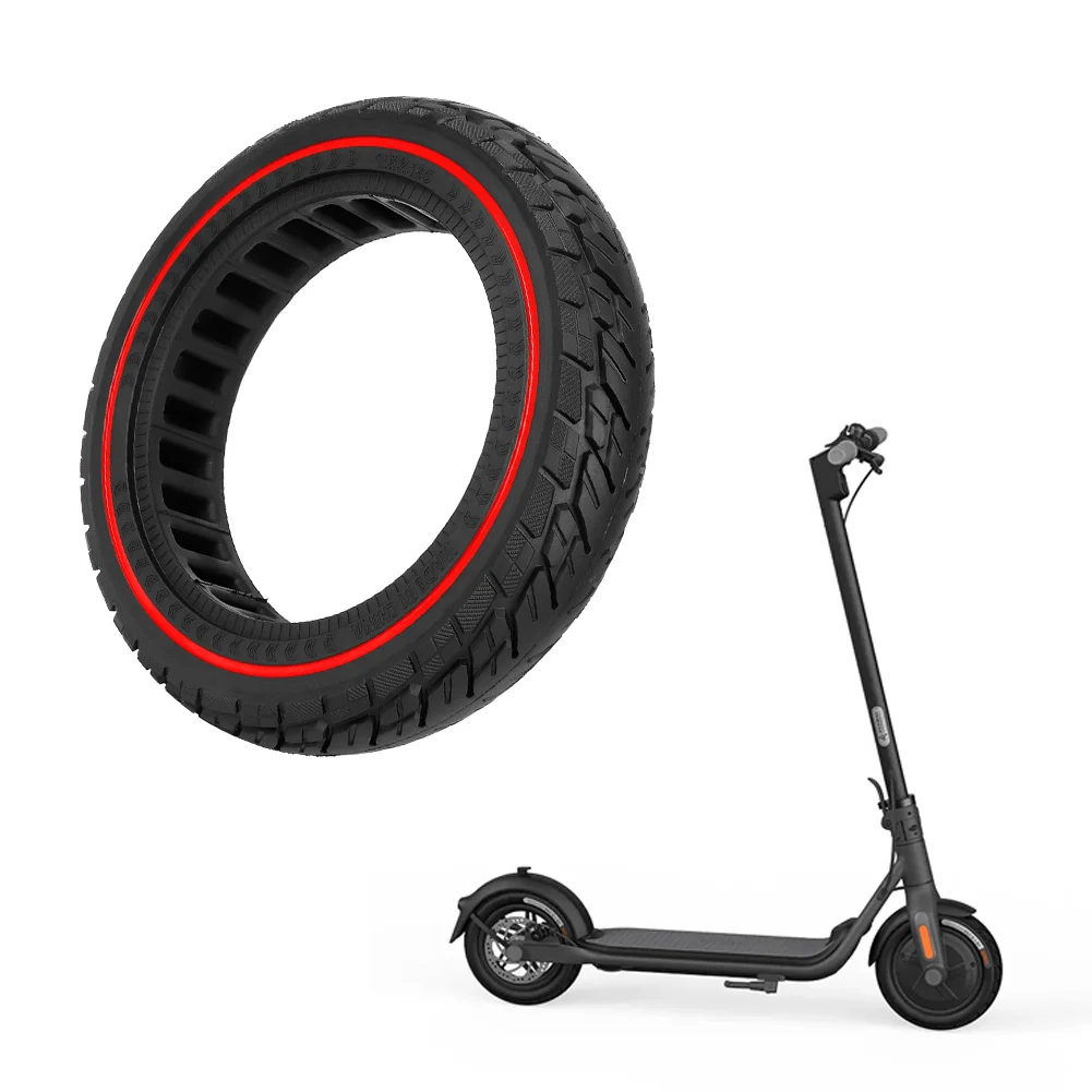 

Off-road Tire Solid Tyre LIP10x2.125 Red Line Tire Rubber Scooters Accessories Durable Wearproof Sporting Goods