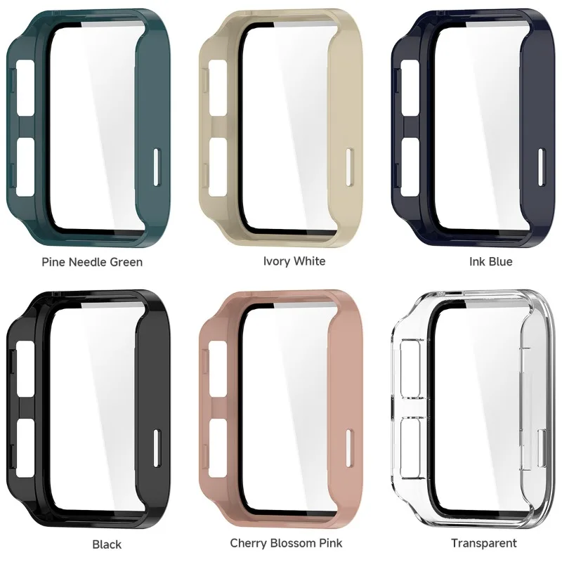 Tempered Glass Screen Protector & Hard PC Bumper Case