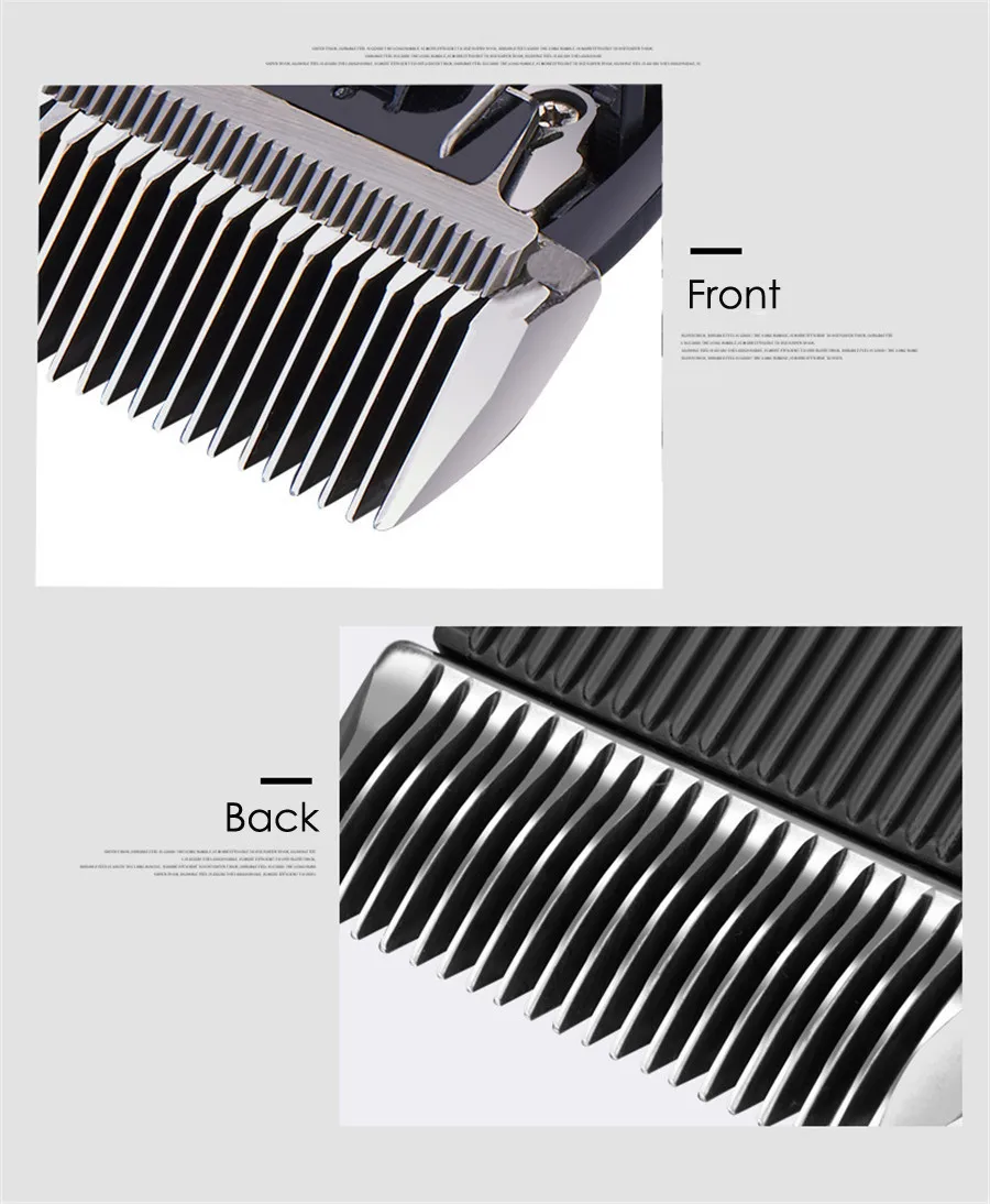 Black Ceramic Blade for BaoRunP9 P2 P6 P7 S1 Pet Hair Clipper Trimmer Blade 3/6/9/12mm Extra Head Nozzles Integrated pet clipper dog hair trimmer pet hair trimmer dog clipper dog clipper blades