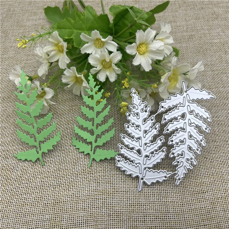 2PCS leafage Frame Metal Cutting Dies Stencils For DIY Scrapbooking Decorative Embossing Handcraft Template