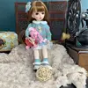 30cm Bjd Doll 22 Movable Joints Vinyl Color Eyes Soft Wig Baby Doll Can Dress Up High Quality Alice Dress DIY Toy Girl Gift 1
