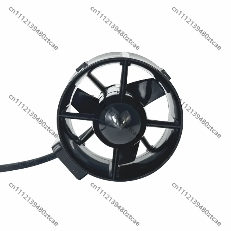 Propulseur sous-marin 140W monté sur un châssis de robot DIY, prêt pour l'étanchéité.