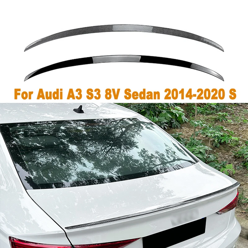 

For Audi A3 S3 8V Sedan 2014-2020 S Car Tail Wing Fixed Wind Spoiler Rear Wing Modified Decoration Accessories