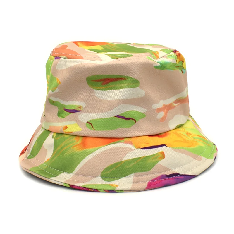 Neue Sommer Sonnenschutz kappe ausgefallene Angel kappe Bild druck Card man Panama Hut Party Hip-Hop Hut Bob lustig – Detail 18