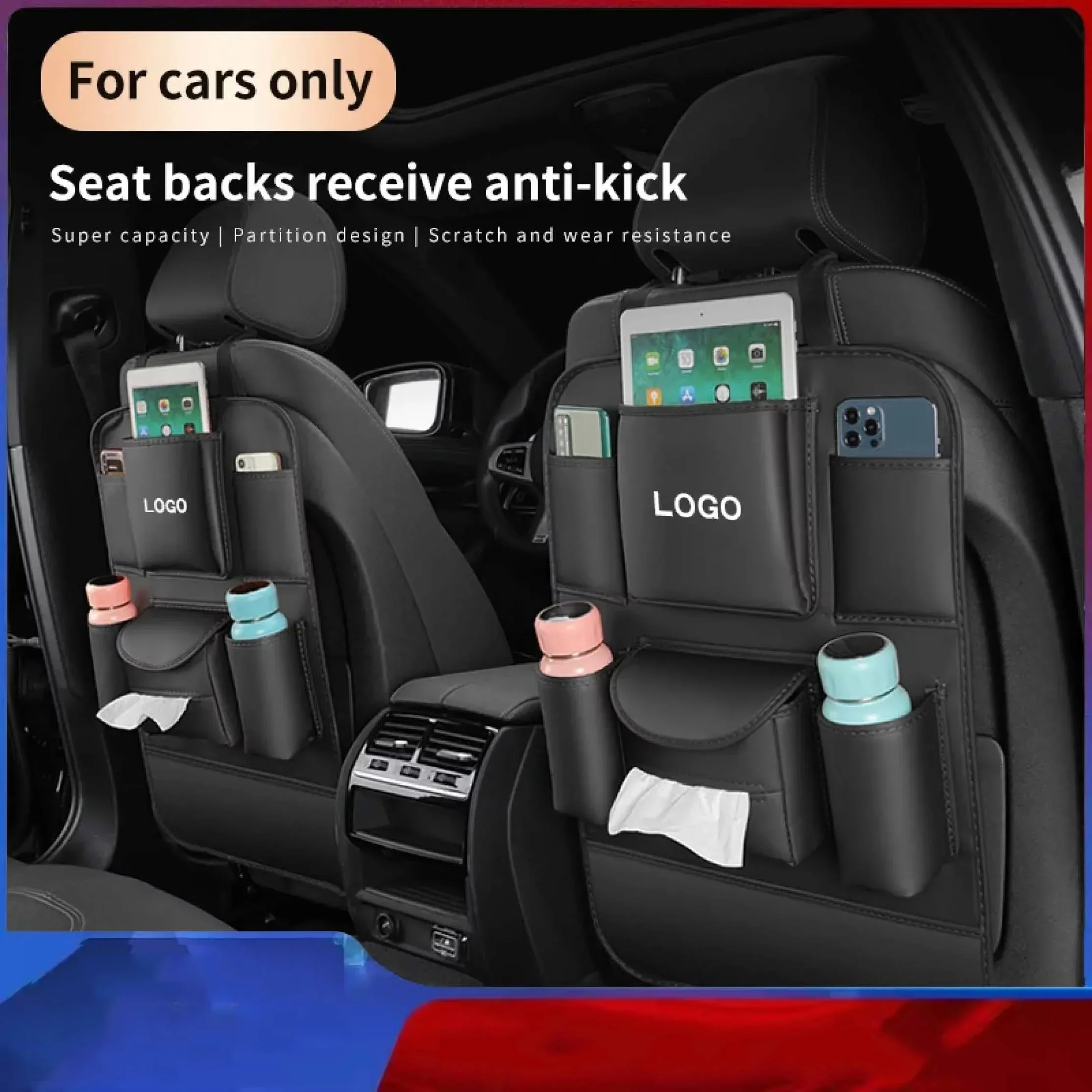 

Для BYD Atto 3 Yuan Han Tang EV F3 E6 Dmi Song Qin Pro G3 I3 автомобильный органайзер для сидений Аксессуары для защиты от ударов