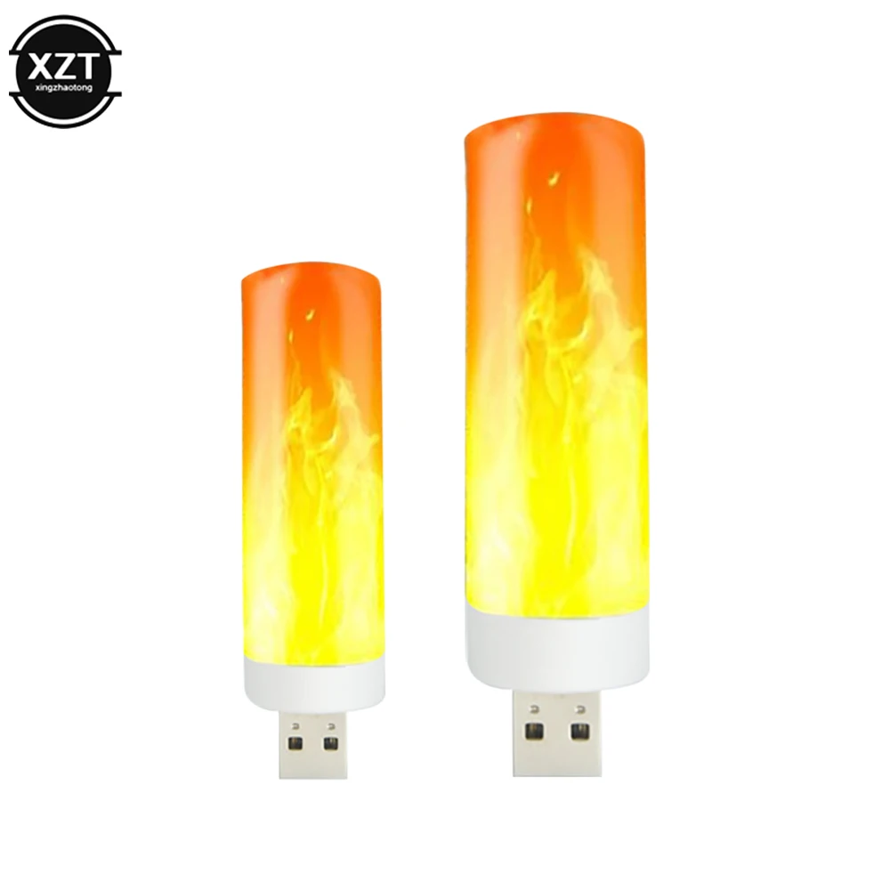 USB Atmosphere Lights LED Flame Flashing Candle Lights Book Lamp For Power Bank Camping Lighting Cigarette Lighter Effect,led light,desk lamp,night light,book light