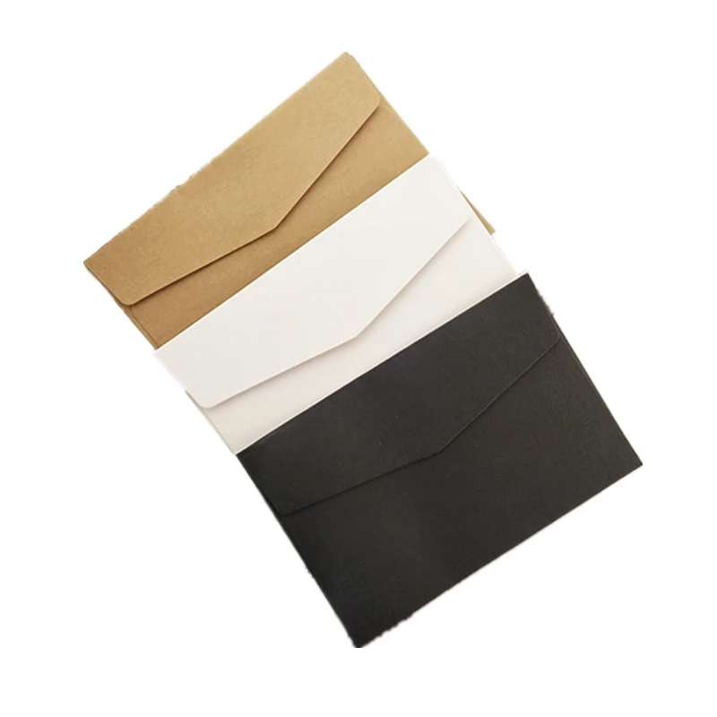 10pcs/20pcs Kraft Paper Greeting Card with Envelope Letter Paper Set Party Wedding Invitation Cards greeting cards wedding invitations