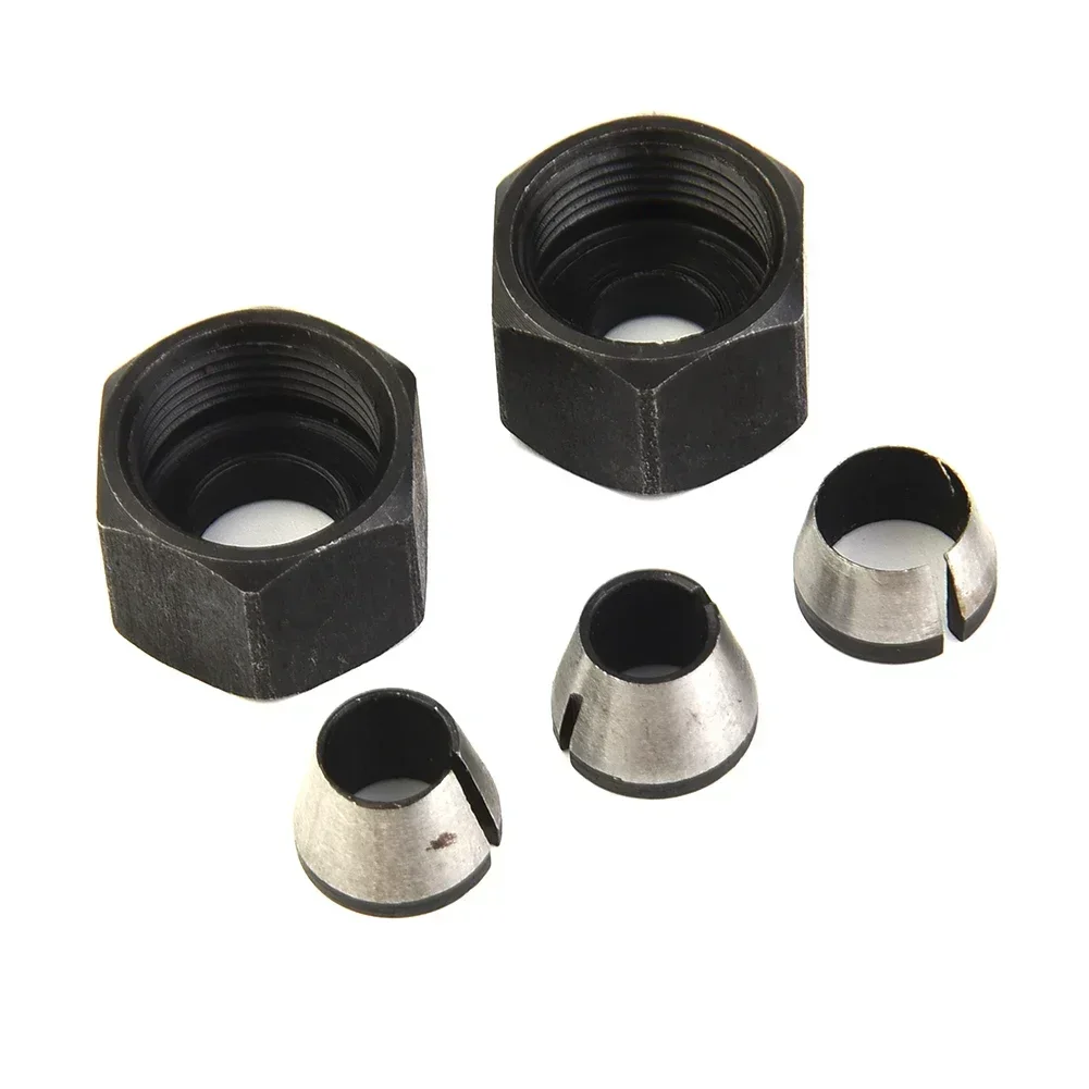 5pcs-Set-Trimmer-Collet-Chuck-Router-Bit-Collet-Chuck-Adapter-Engraving ...