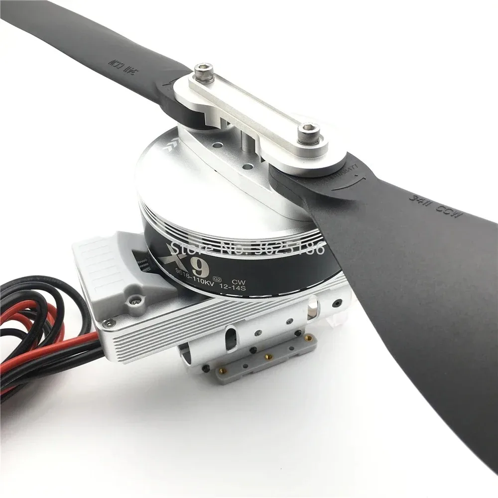 Kit Moteur Brushless HOBBYWING X9 40mm CW/CCW 12-14S pour Drone