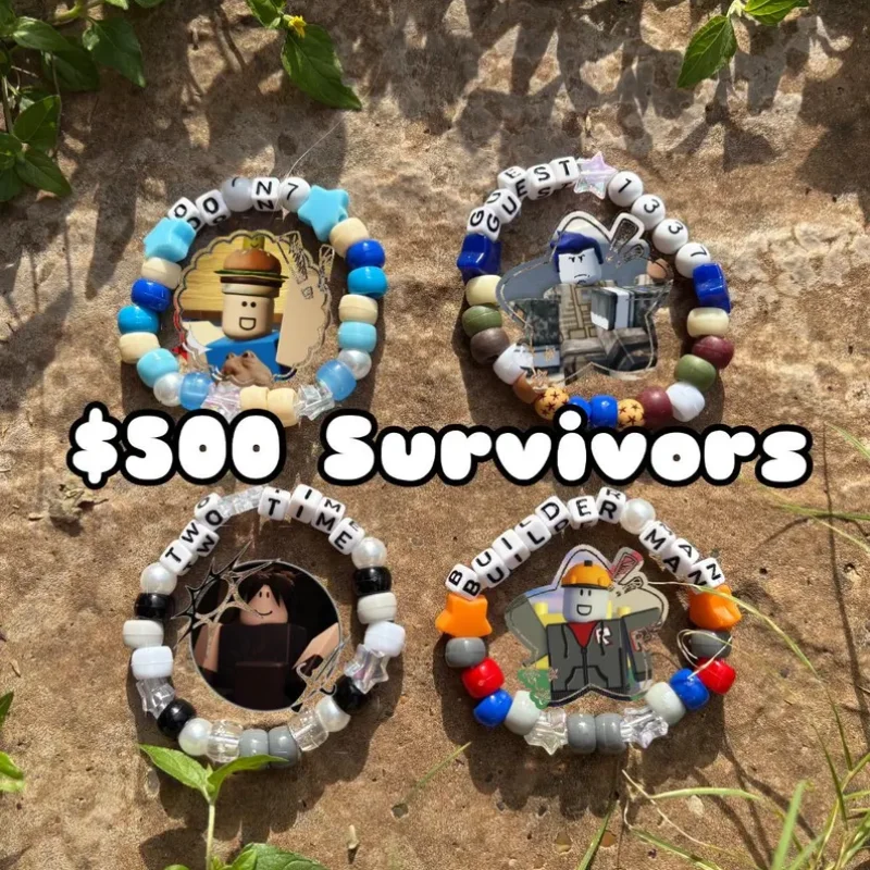 Forsaken Roblox Inspired Handmade Beaded Bracelet: A Gamer’s Ultimate ...