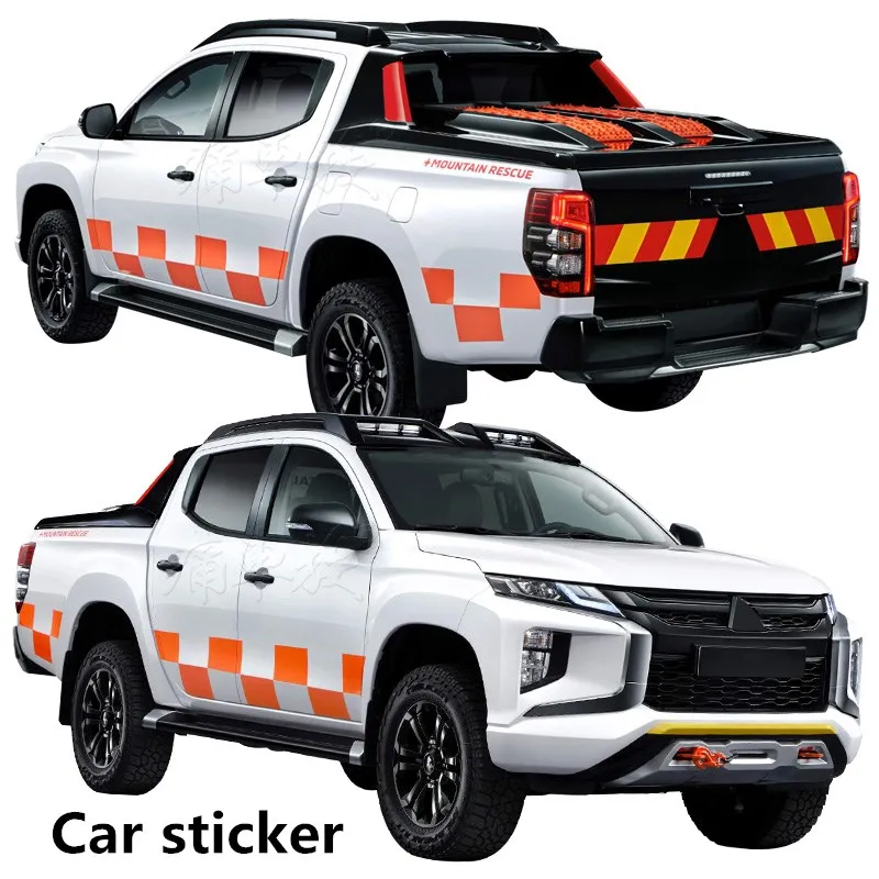 

Автомобильная наклейка для Mitsubishi Triton L200, внешний вид, индивидуальная Настройка и модификация, модные аксессуары