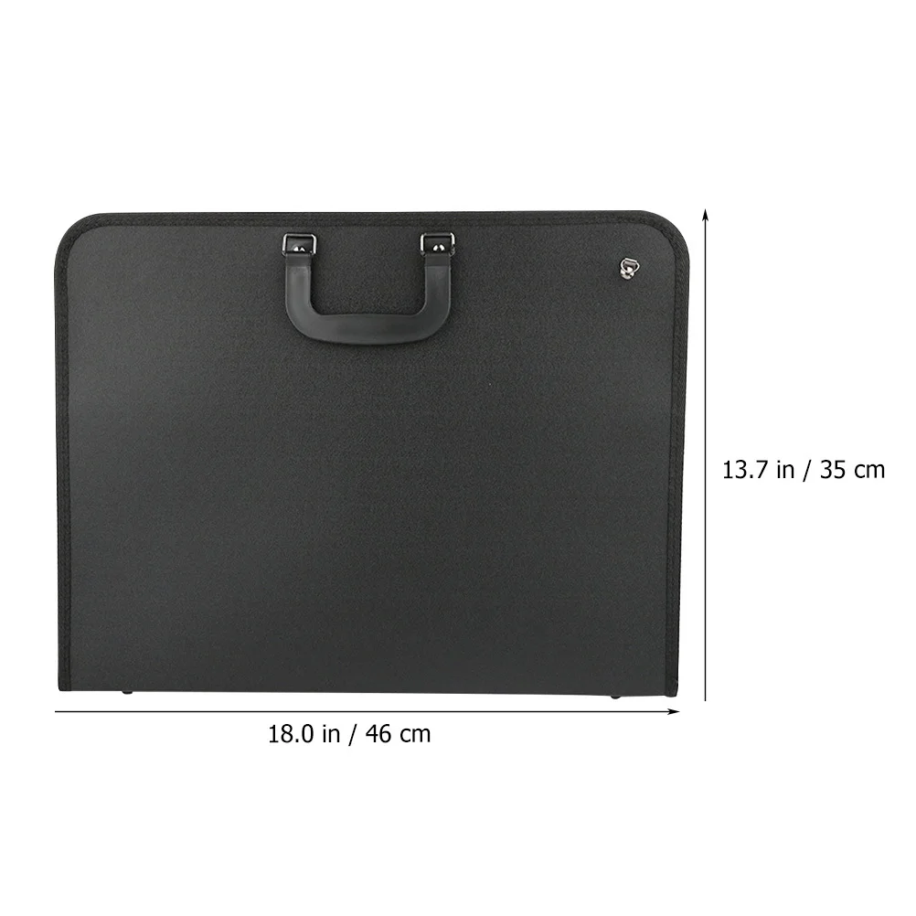 A3 아트 보관 가방 프리미엄 옥스포드 원단 휴대용 드로잉 포트폴리오 케이스 (아티스트 및 학생용, 손잡이 포함) A3 포트폴리오 케이스