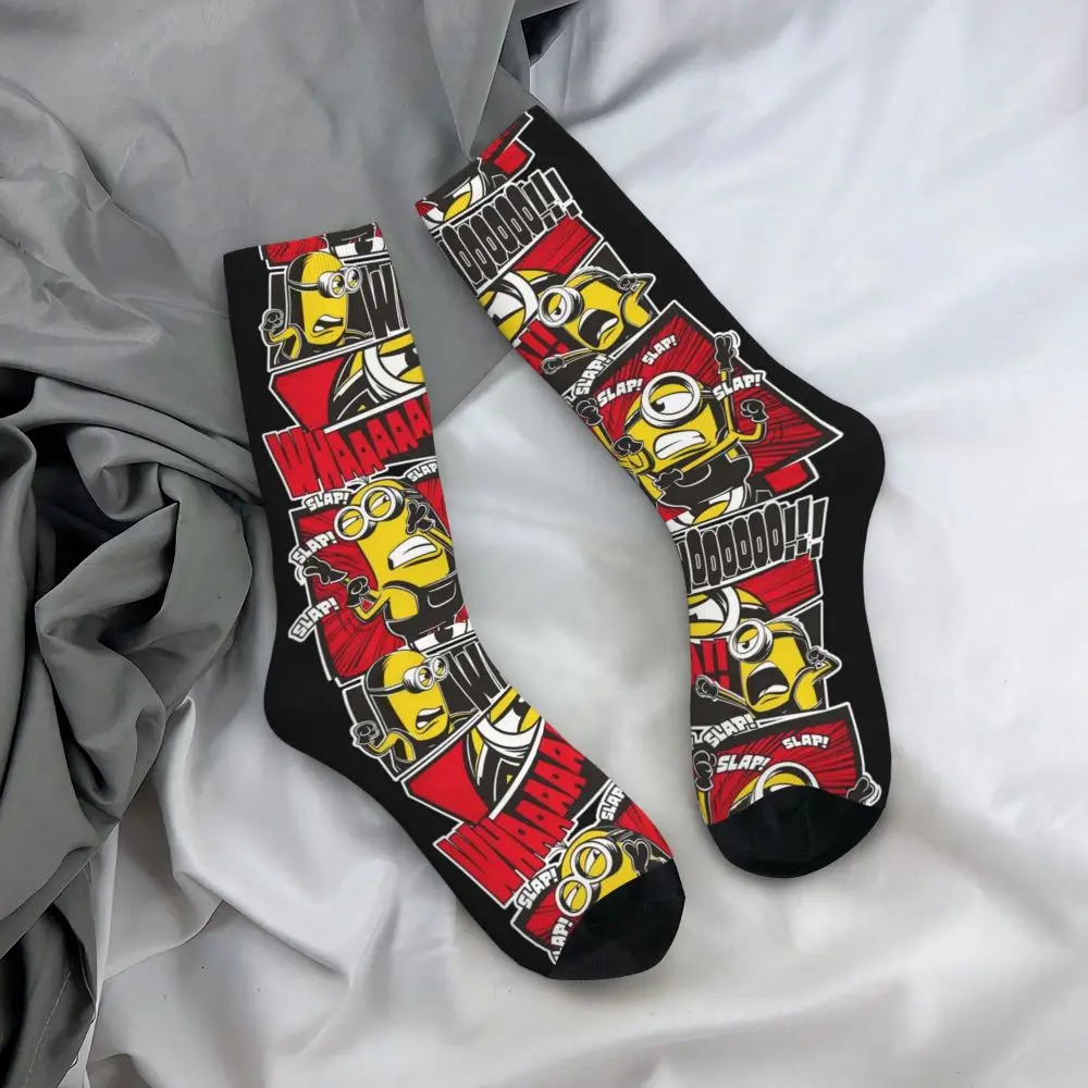Custom Cool Print M- Minions Cartoon Socks for Women Men Stretchy Summer Autumn Winter M- Minions Bananas Crew Socks 38 S768ed9ac3afa4fd7a8202d33d179c617k