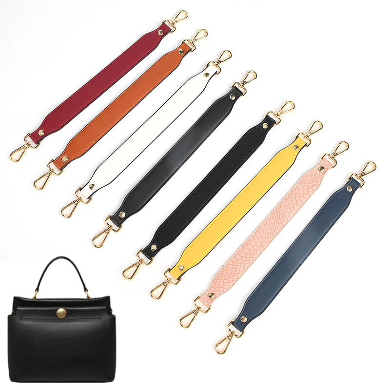 

DIY Handle Wide Bag Straps Belt Replacement Handbag Wrist Bag Strap PU Leather Clutch Bag Strap Phone Handle Accessories 40cm