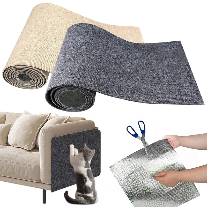 Floor mat Self-adhesive carpet cats scratch board furniture protective pad for home decor post cat supplies carpets for living room