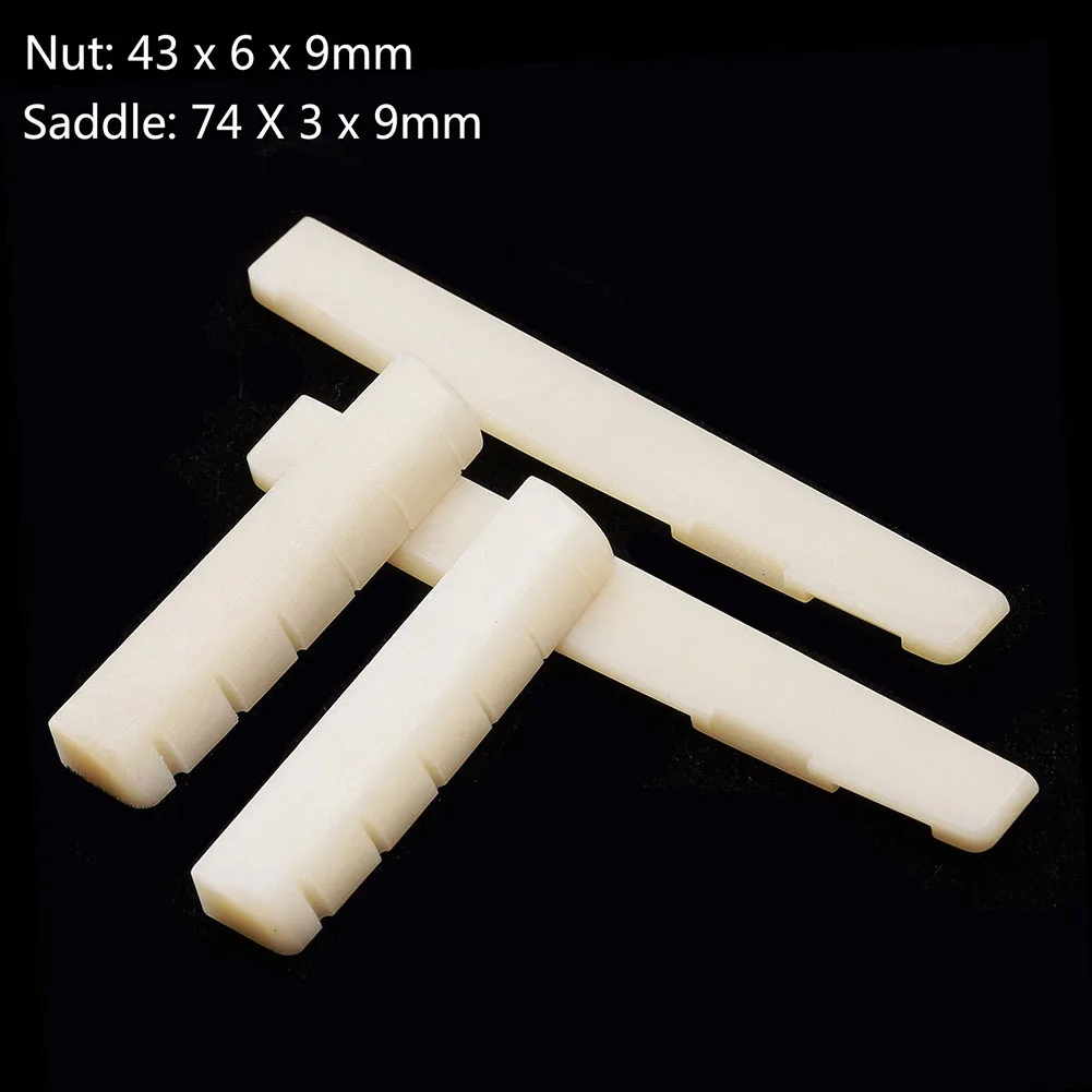 

4pcs Guitar Nut Saddle Guitar Nut Saddle Electric Guitar Luthier Guitar Nut Saddle ST TL Slotted Bone New Style
