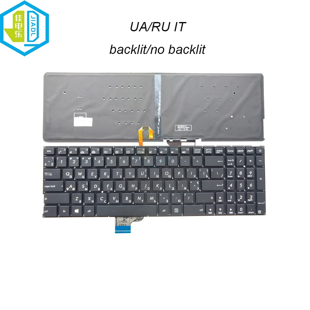 

Итальянская подсветка клавиатуры ноутбука UA RU для Asus UX510 V510 Zenbook UX510U UX510UX V510U Сменные клавиатуры UQ2IT13 UQ1UA13