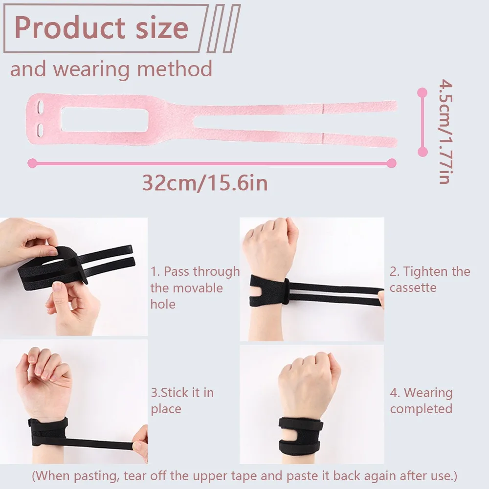 New Polyester Fiber Elastic Pressure Wrist Strap Comfortable Solid Color Fitness Wristbands Wrist Support Band Sprain Prevention