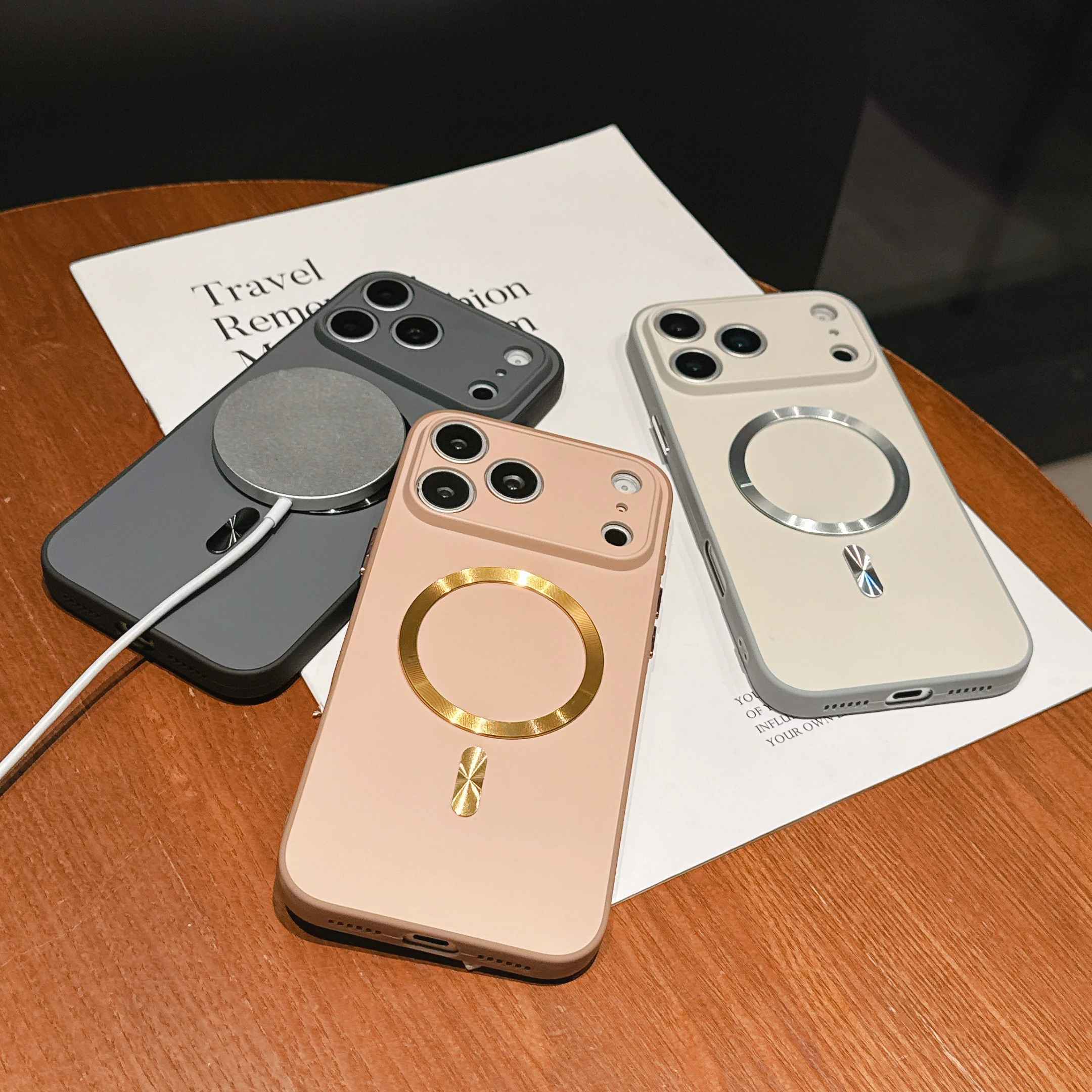Magnetic Bumper Phone Case with MagSafe Wireless Charging Compatibility