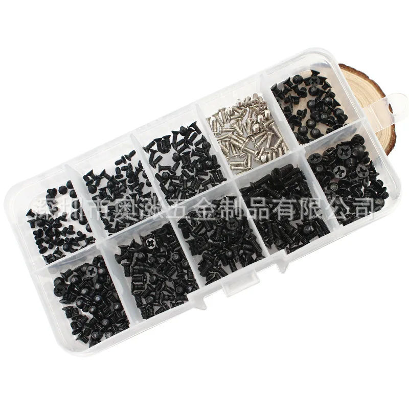 M2/M2.5/M3 Screw Laptop Notebook Computer Screw Assortment Kit for IBM HP Dell 500Pcs Hardware Parts stainless steel screws screw bolt nut set screw washer nut kit auto fasteners assortment
