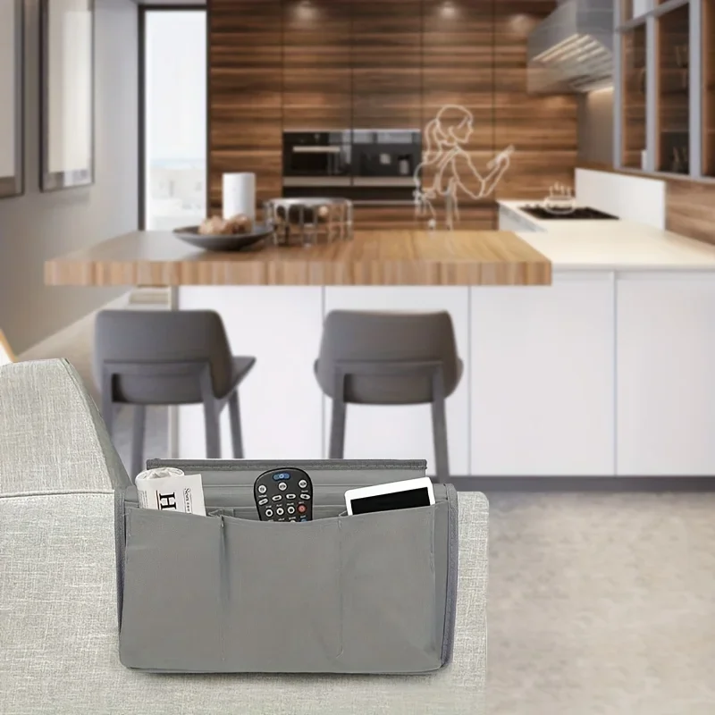 Control Holder Couch Sofa Tray Armrest Organiser Chair Couch Caddy Sofa Armrest Bag Bedside Storage Hanging Organiser Kalimbas