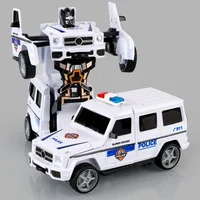 Shape-Shifting Toy Car Inertial Impact One-Button Shape-Shifting Autobot Robot 1
