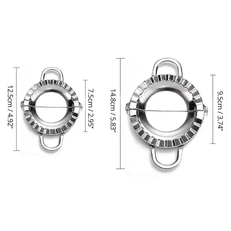 Stainless Steel Dumplings Tool Dumpling Mold Household Manual Press Kitchen Pastry Baking Dumpling Maker Accessories