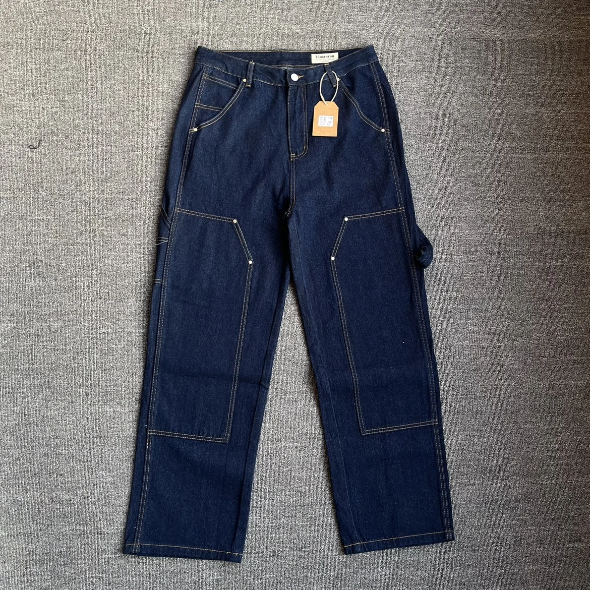 MADEEXTREME Vintage Washed Straight Loose Tooling Casual Pants main image 1
