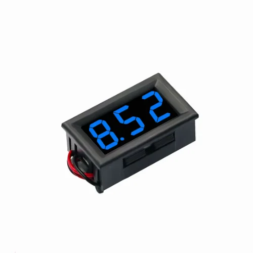 0.56" Digital Voltmeter DC 5V to 120V Red/Blue/Green for 5V 120V Electric Vehicles Motorcycles Boats digital voltmeter