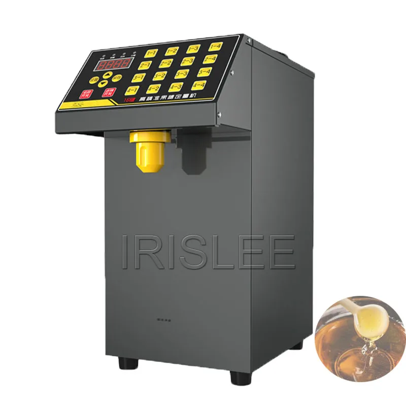 

Commercial 16 Grid Fructose Machine Quantitative Fructose Filling Machine Syrup Sugar Dispenser Milk Tea Shop Equipment