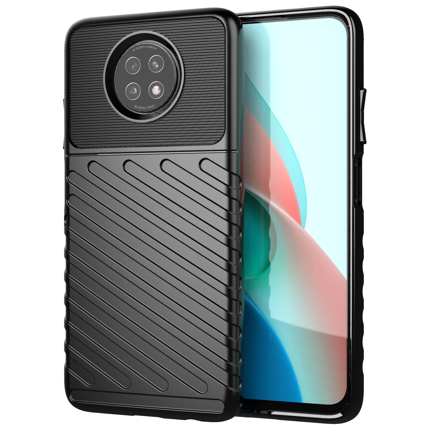 

For Redmi Note9 5G note 9s 9 pro 9t Case Shockproof Mobile Shell for redmi note9 4g Note 9pro Max 9 Pro 5G Thunder Phone Cover