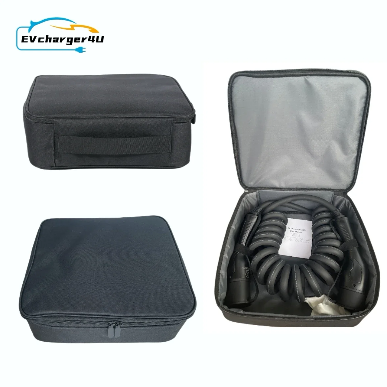 IEC62196 Type 2 to Type2 Spiral EV Charger Cable 3Phase 11KW 22KW For Electric Vehicle Charging Station