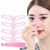 1 Set Handheld Eyebrow Grooming Stencil Kit Reusable Eyebrow Drawing Guide Brow Template DIY Makeup Tools 2