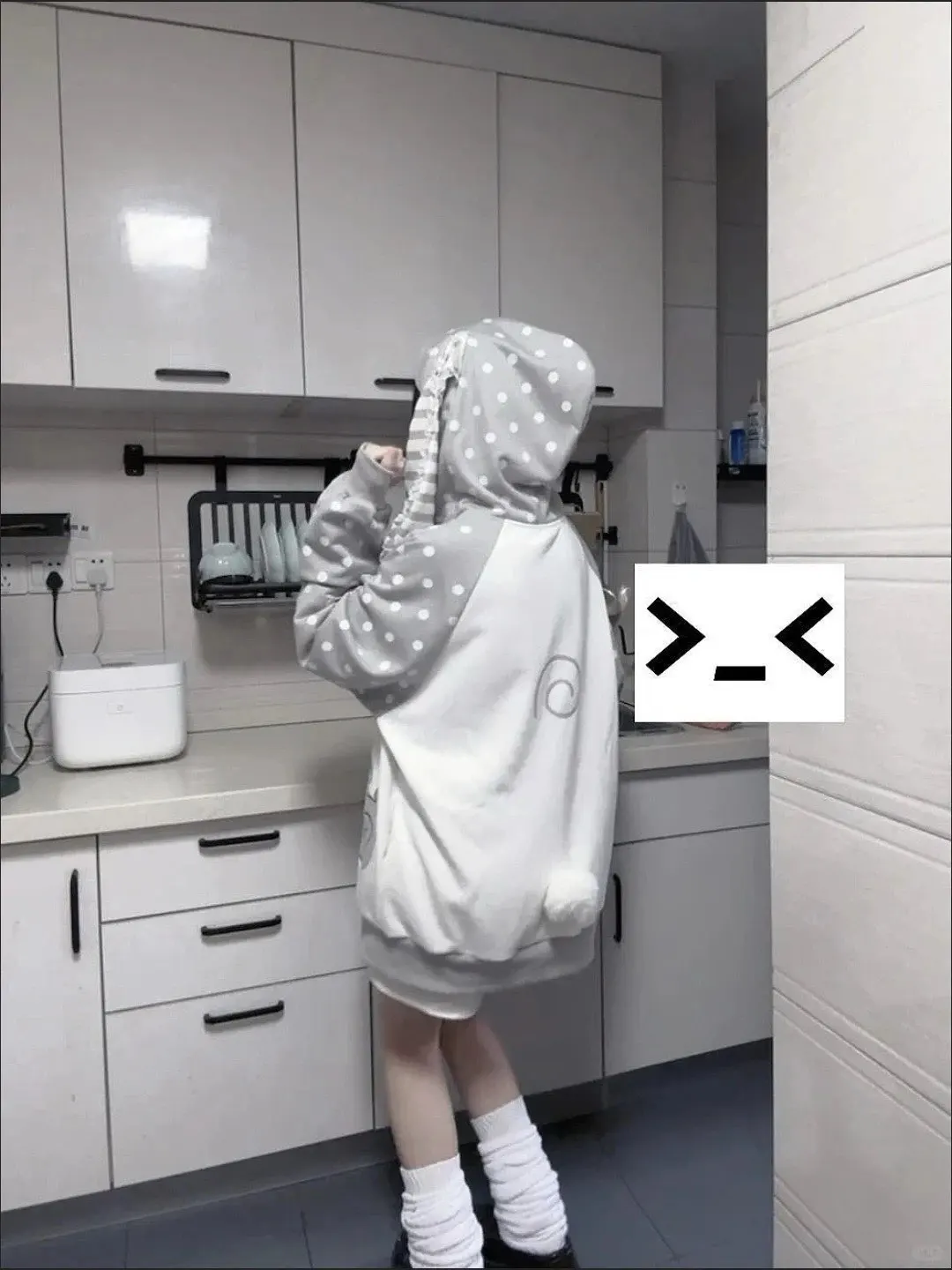 Pink Neko Sweatshirt - Cutecore Aesthetic photo review