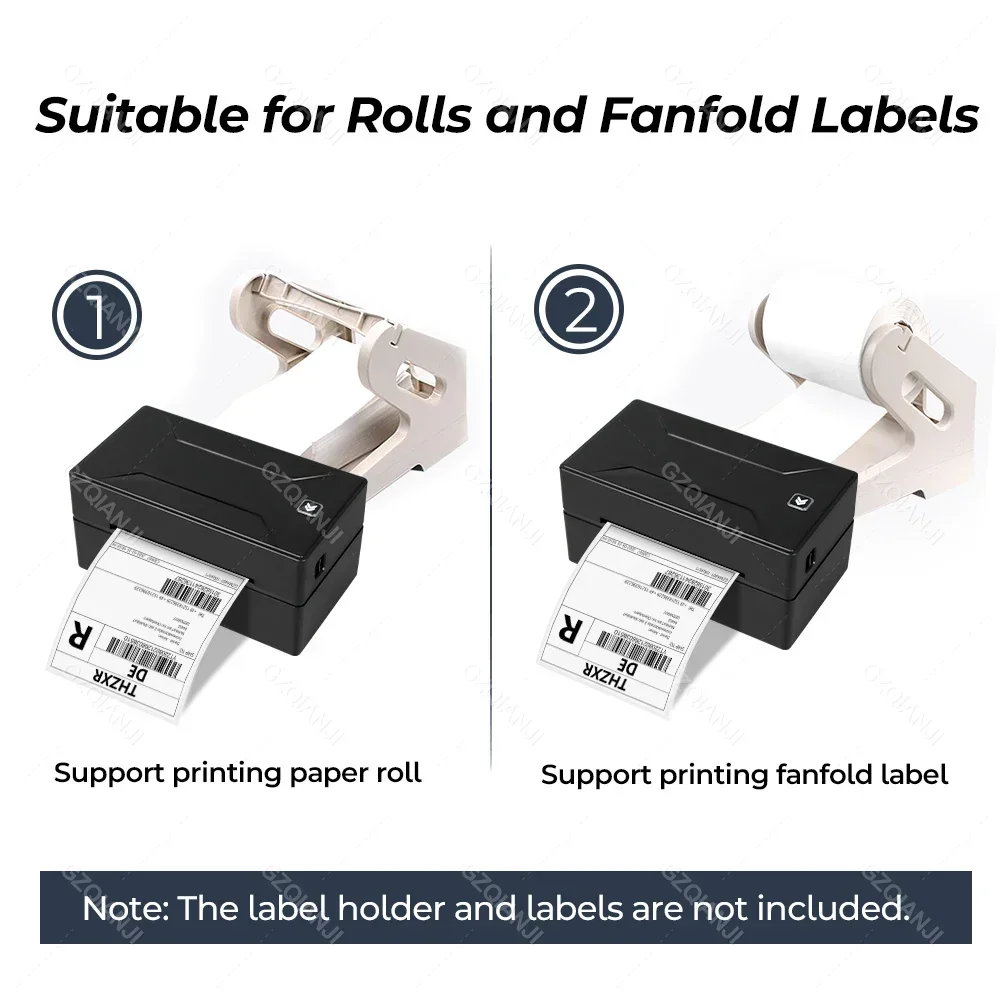 Térmica Barcode Label Printer Suporte Ebay Shipping Label Impressão Uso em Logística Expressa Usb Waybill 110 mm Label Paper 4 - Imagem 5