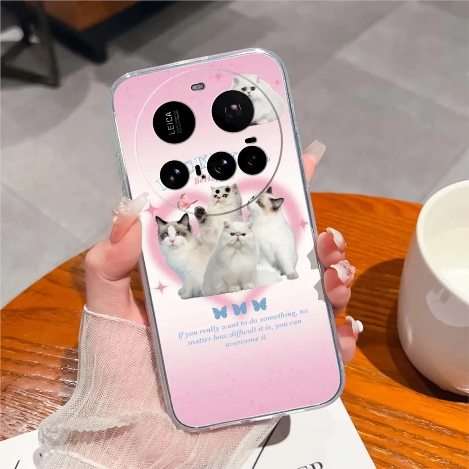 Floral Clear Silicone Anti-Drop Protective Smartphone Case